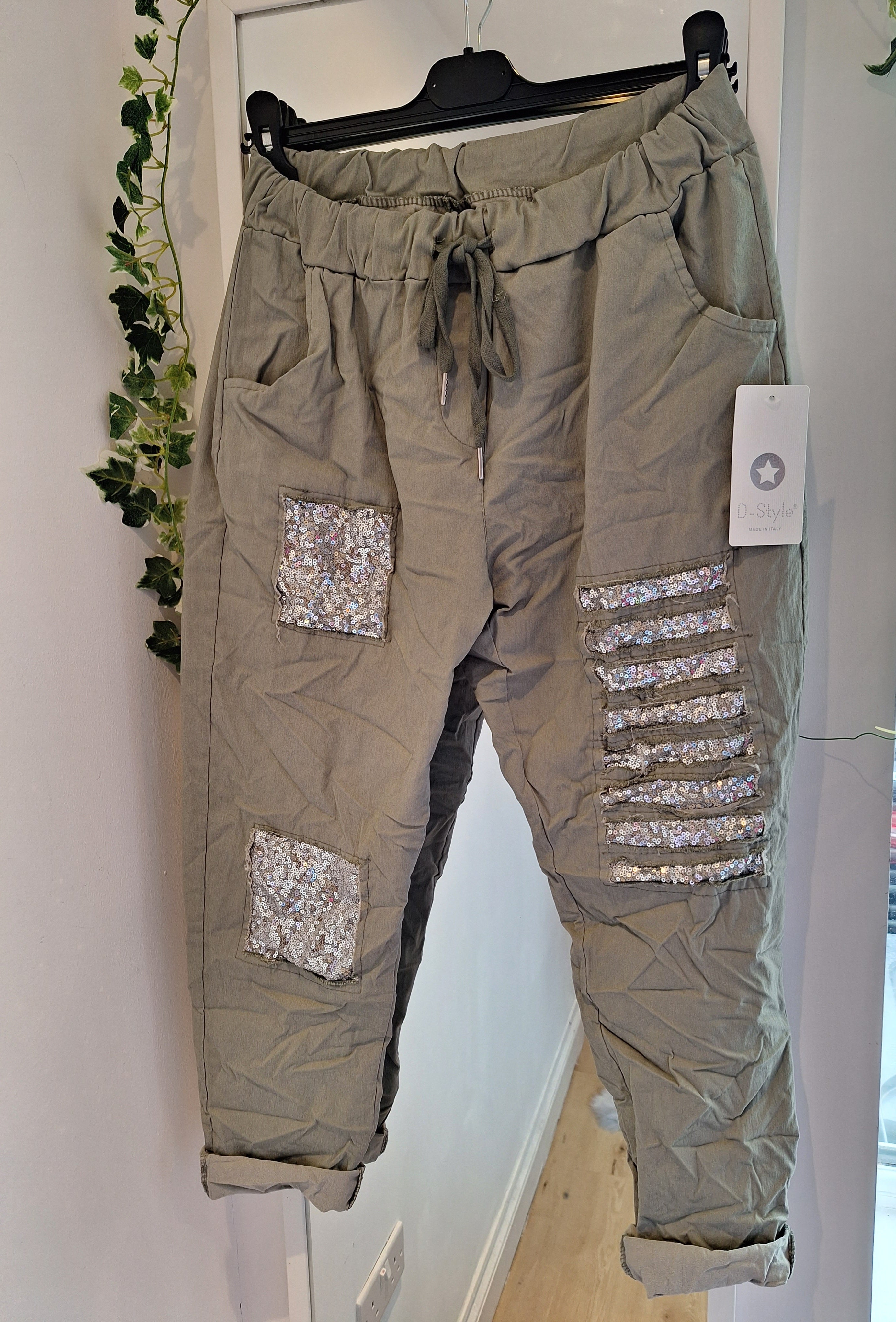 Sequin Magic Trousers Larger