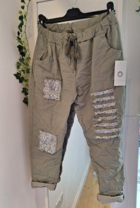 Sequin Magic Trousers Larger