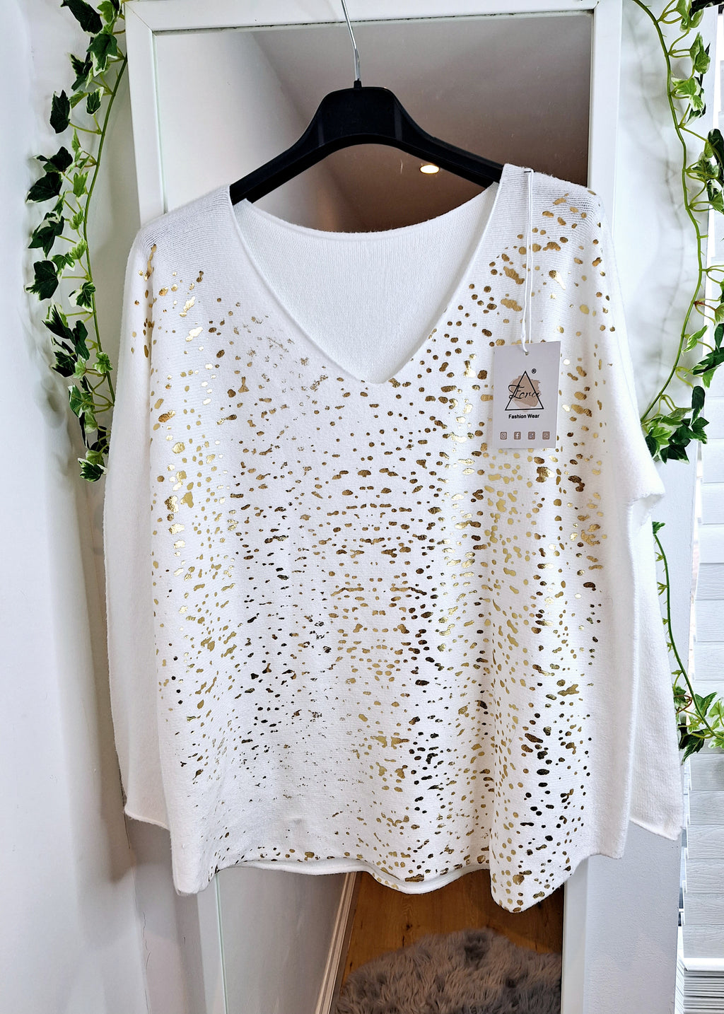 New Foil Splash Soft Knit