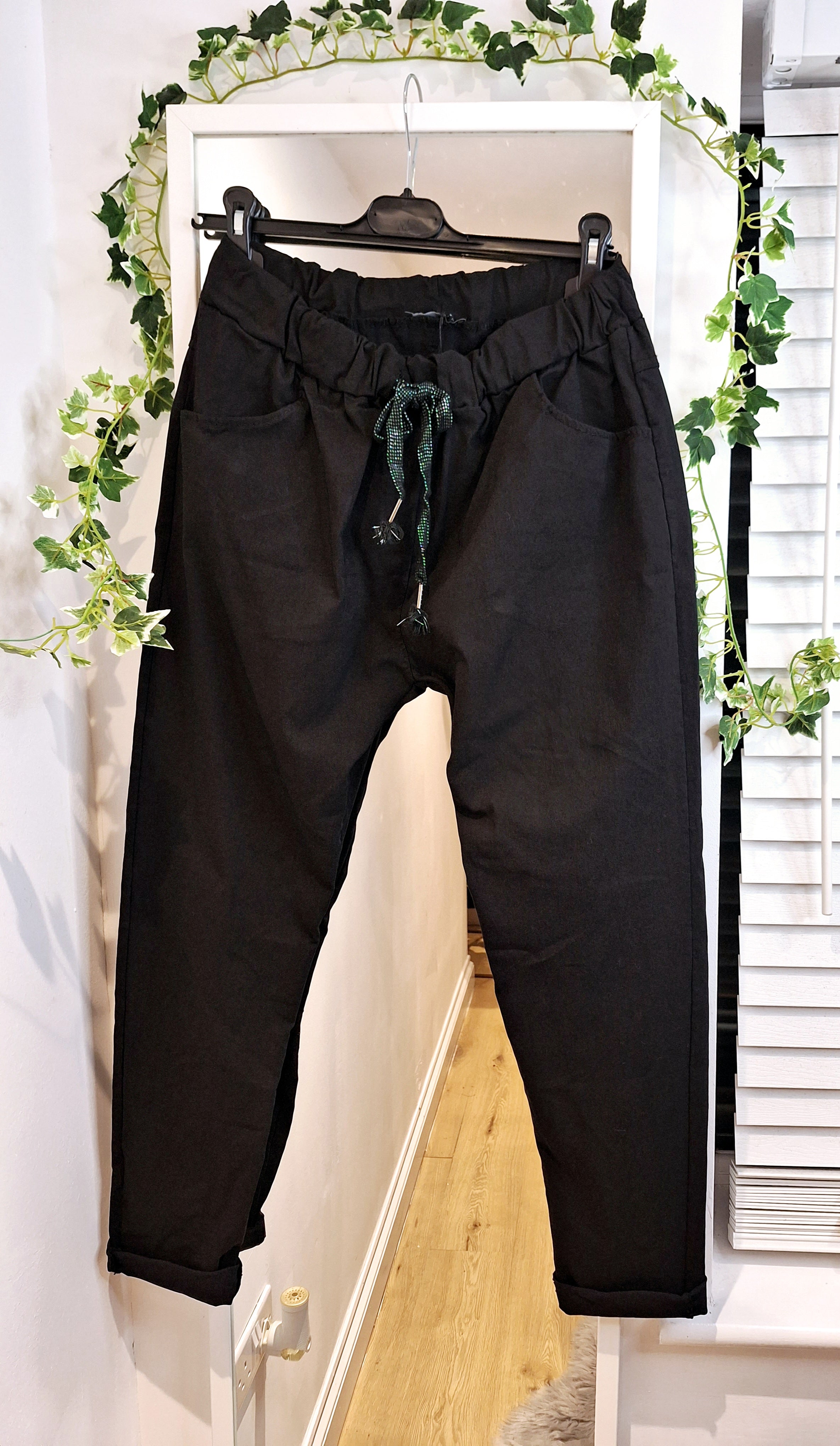 New Regular and Larger Black Magic Trousers