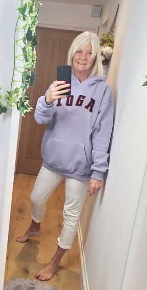 New Lilac Yoga Hoodie 2 Sizes Special Price