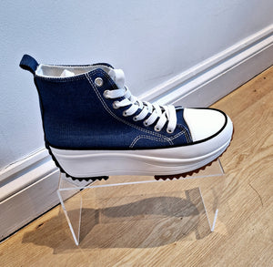 New Denim Blue Sneakers Free Delivery