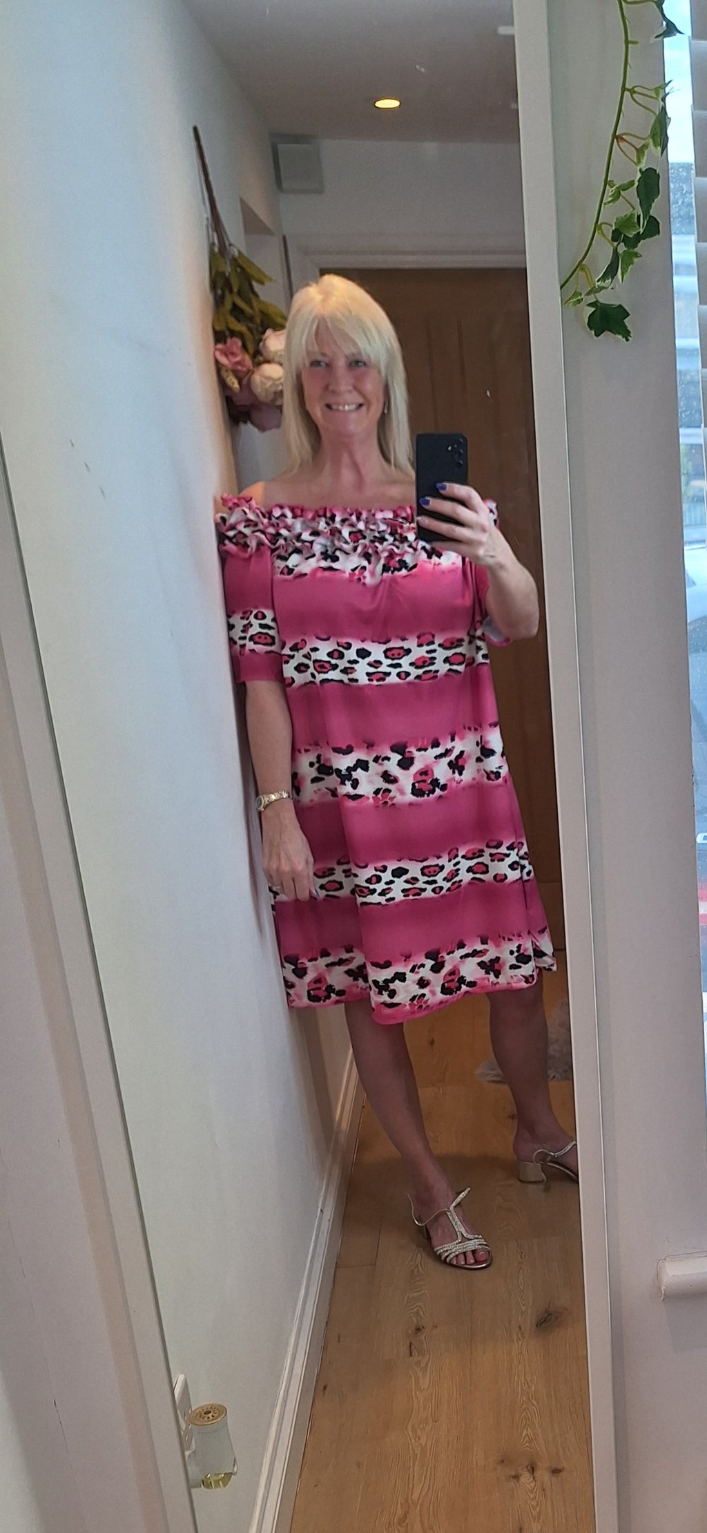 New Leopard Bardot Dress