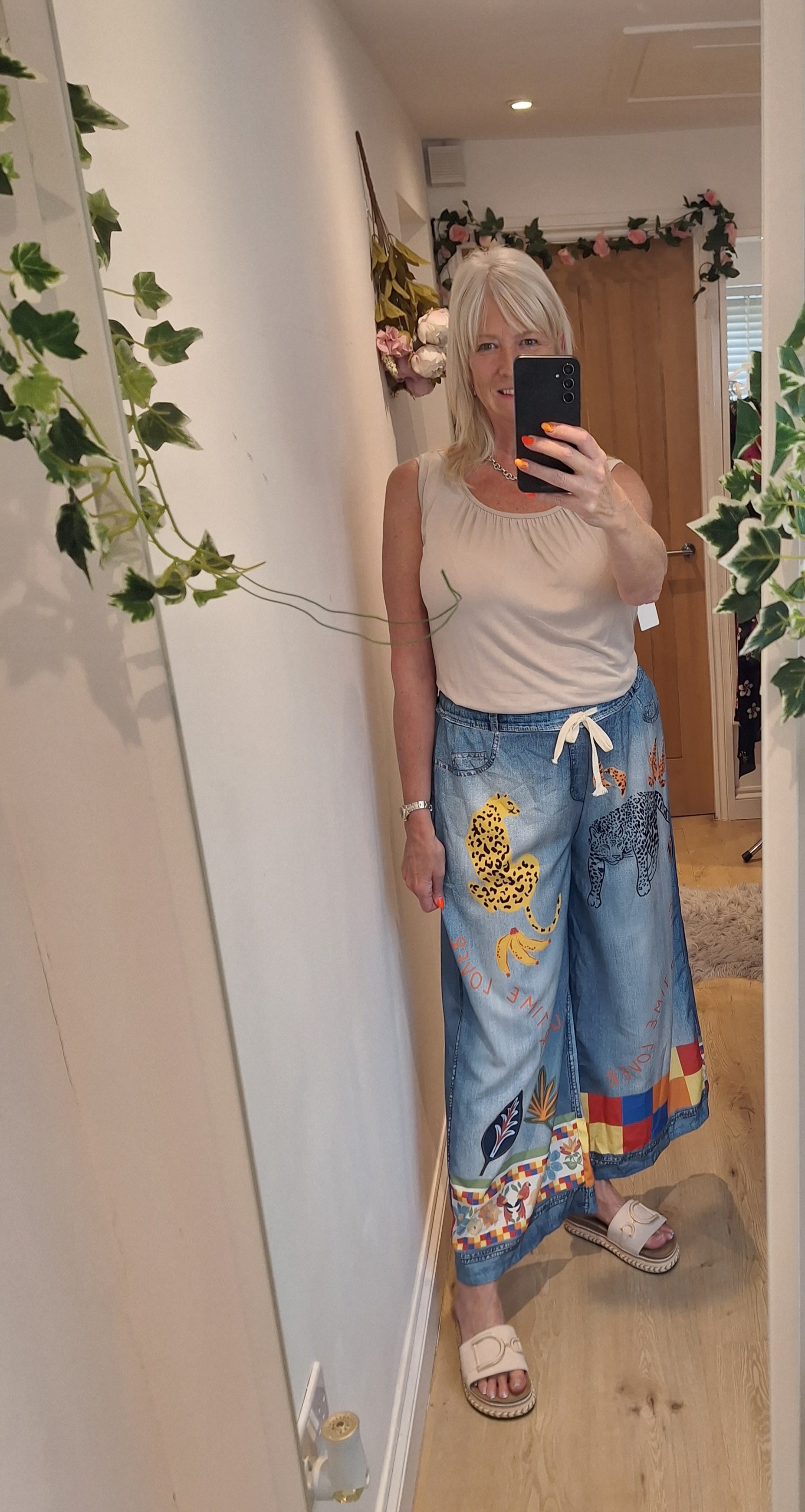 New Jungle Hippy Chick Flares