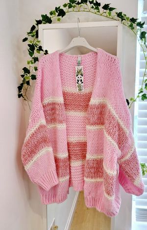 New Fluffity Stripe Cardigan