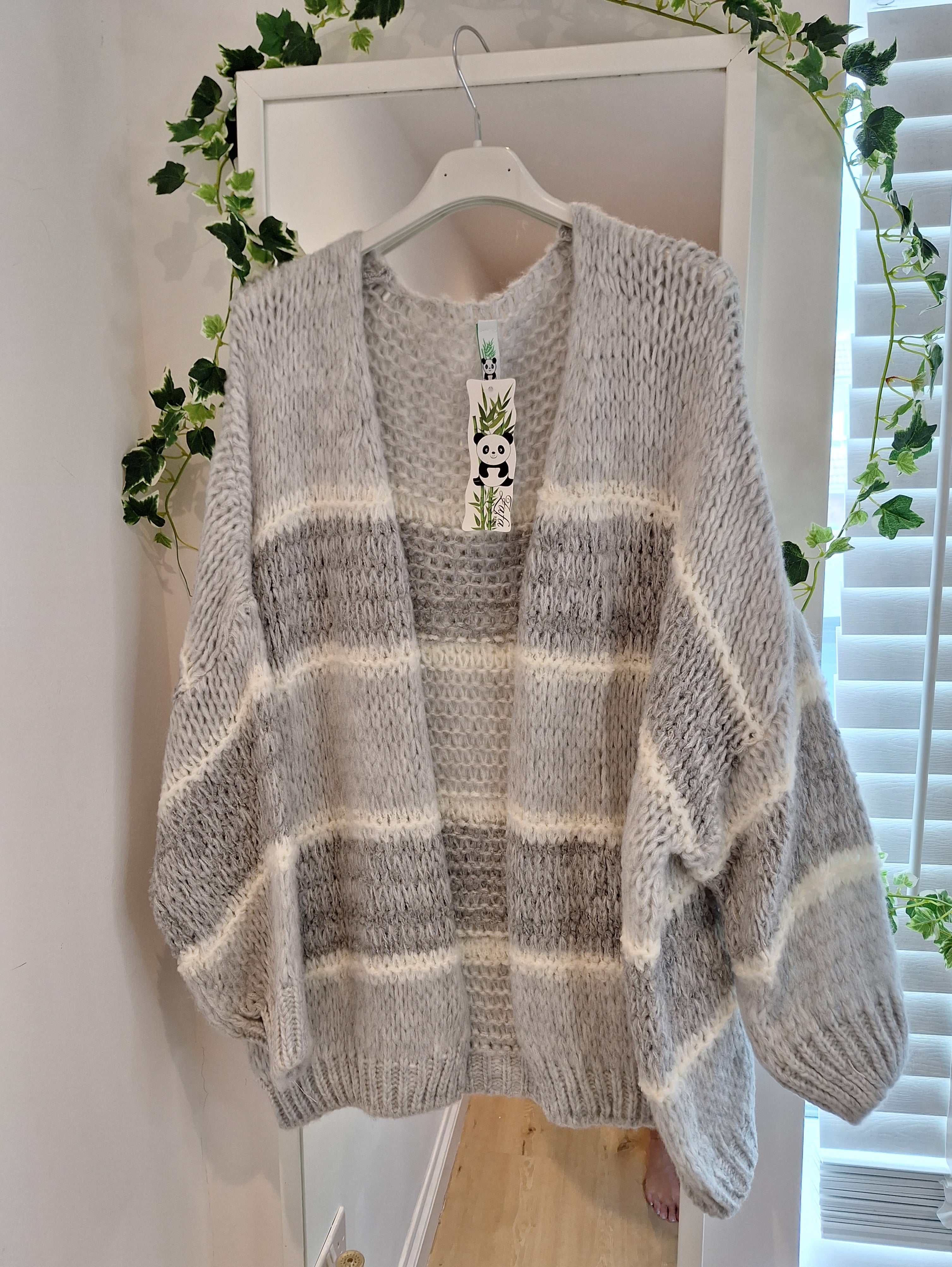 New Fluffity Stripe Cardigan