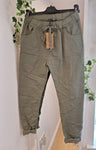 Khaki Regular Magic Trousers