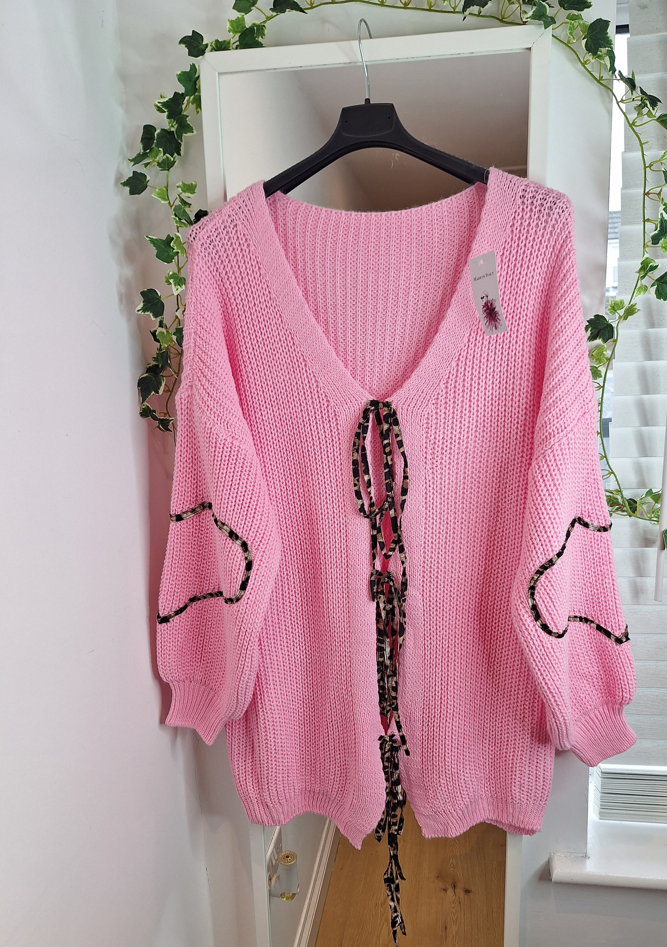 New Leopard Heart Cardigan