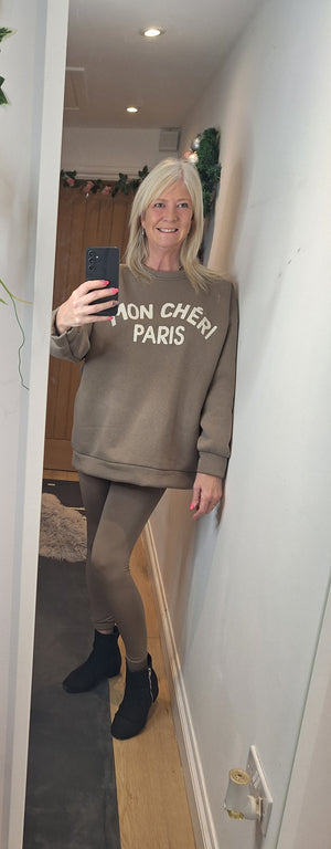 New Season Mon Cheri Sweatshirt Oversized