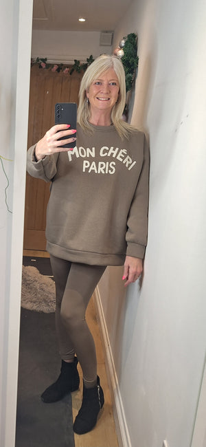 New Season Mon Cheri Sweatshirt Oversized