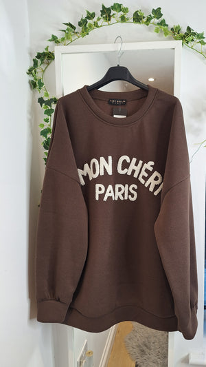 New Season Mon Cheri Sweatshirt Oversized