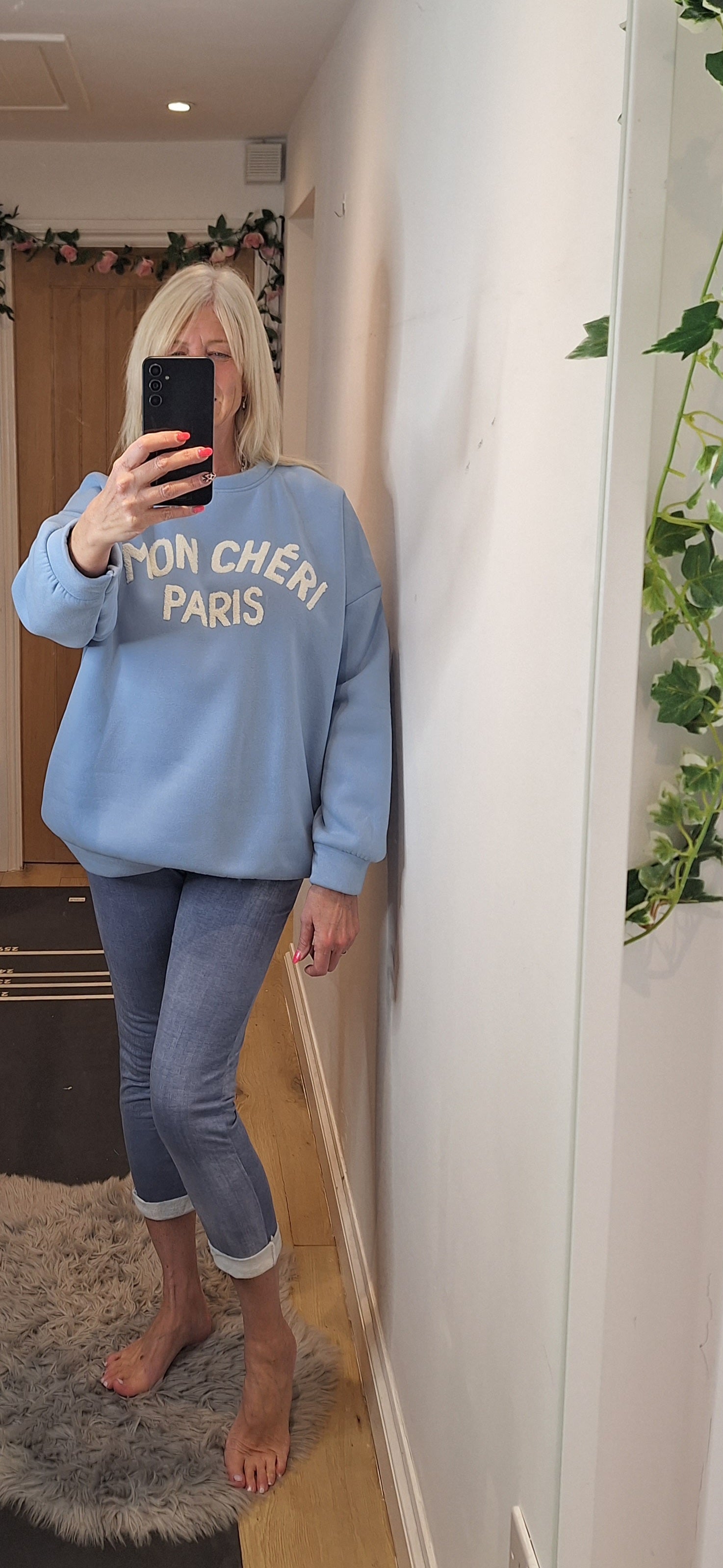 New Season Mon Cheri Sweatshirt Oversized