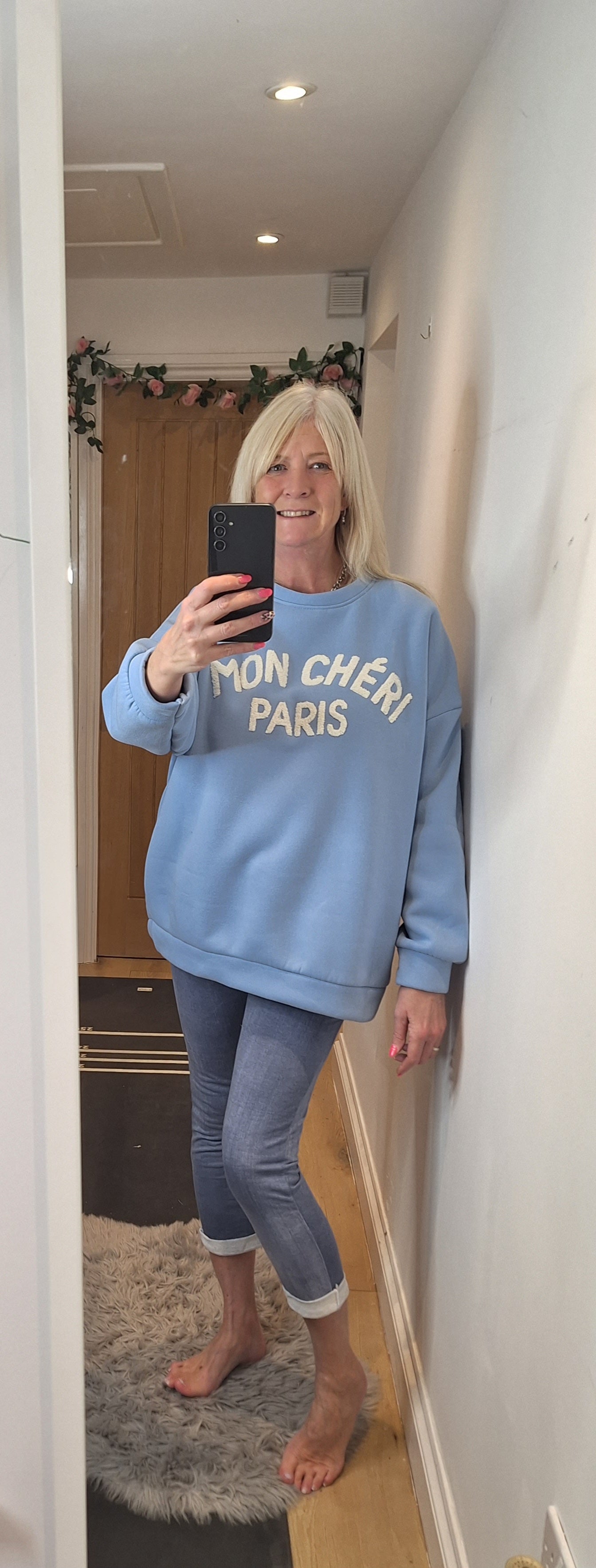 New Season Mon Cheri Sweatshirt Oversized