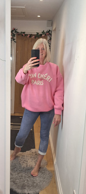 New Season Mon Cheri Sweatshirt Oversized