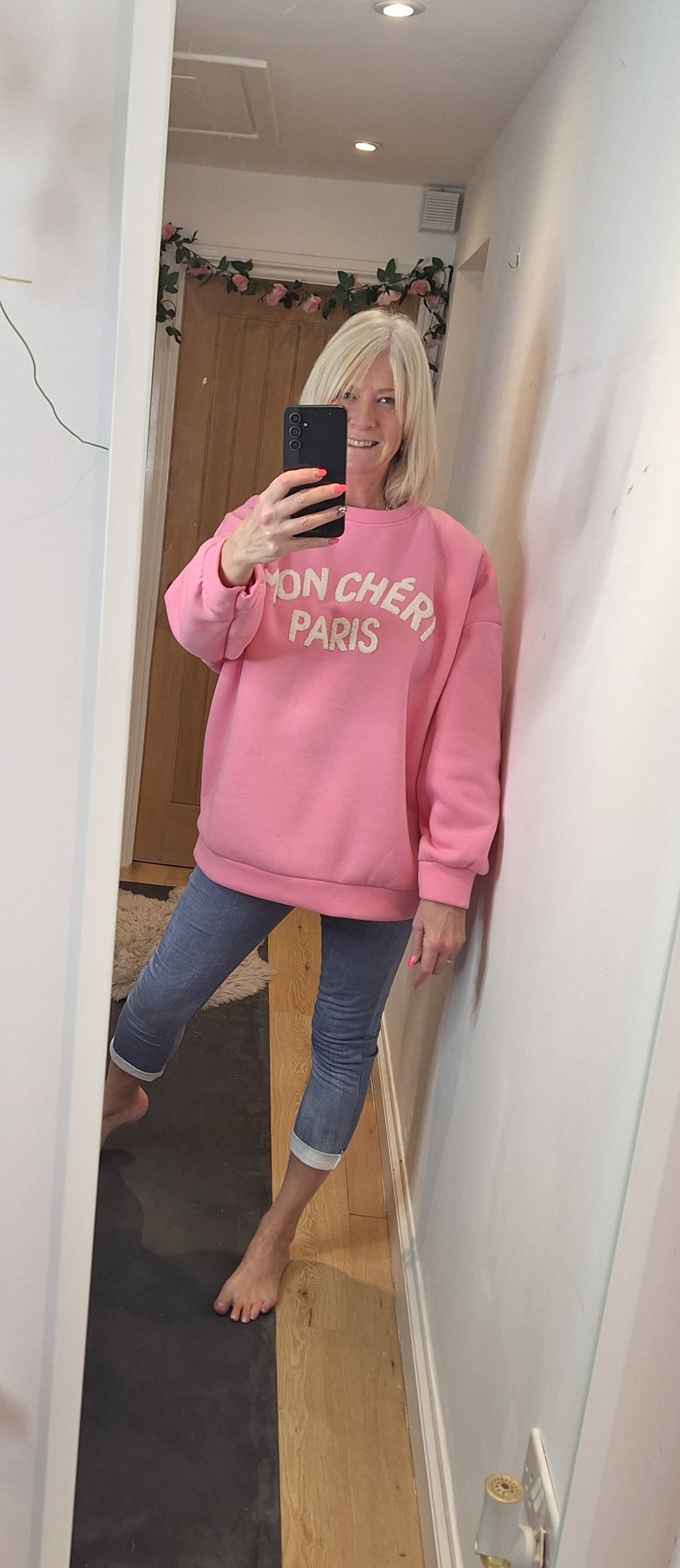 New Season Mon Cheri Sweatshirt Oversized