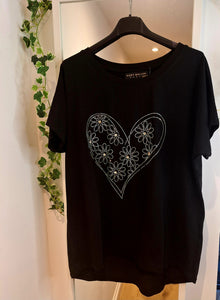 New Crystal Hearts Lux T Shirt