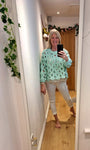 New Lux Hole Soft Knit Mint Green