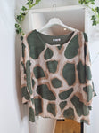 New Giraffe Lined Blouse