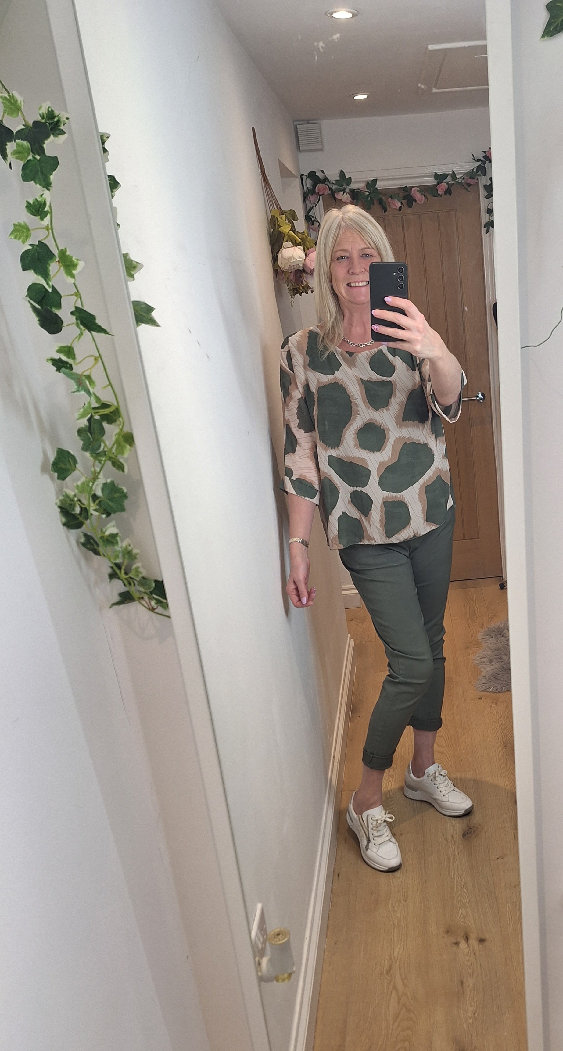 New Giraffe Lined Blouse