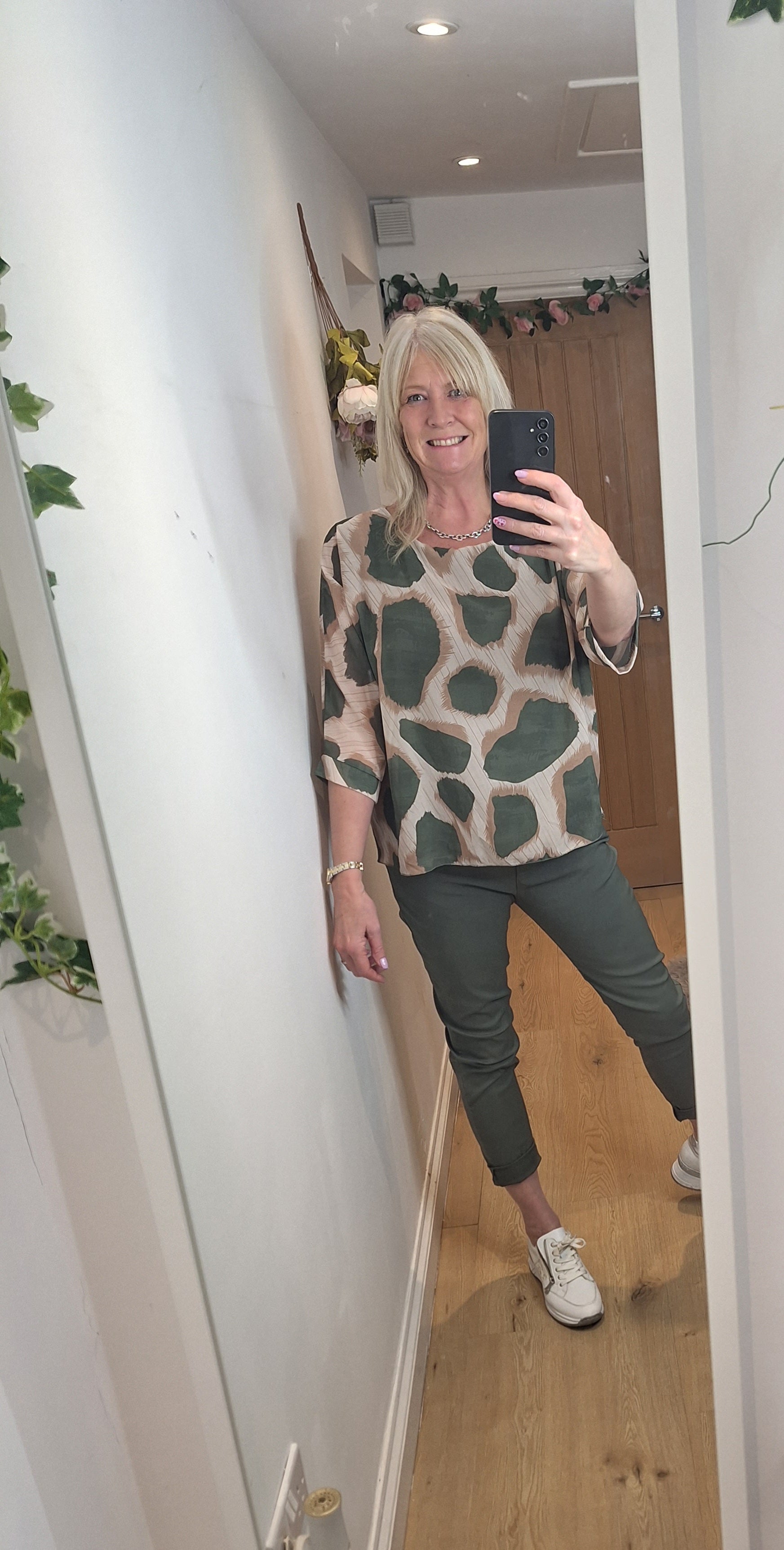 New Giraffe Lined Blouse