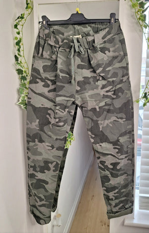 New Camouflage Magics Large and Ruffle Top