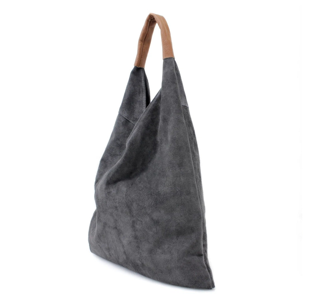 Grey Italian Handbag and Purse Special Price