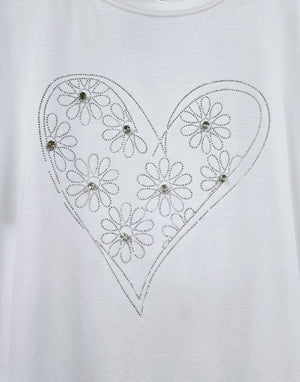 New Crystal Hearts Lux T Shirt