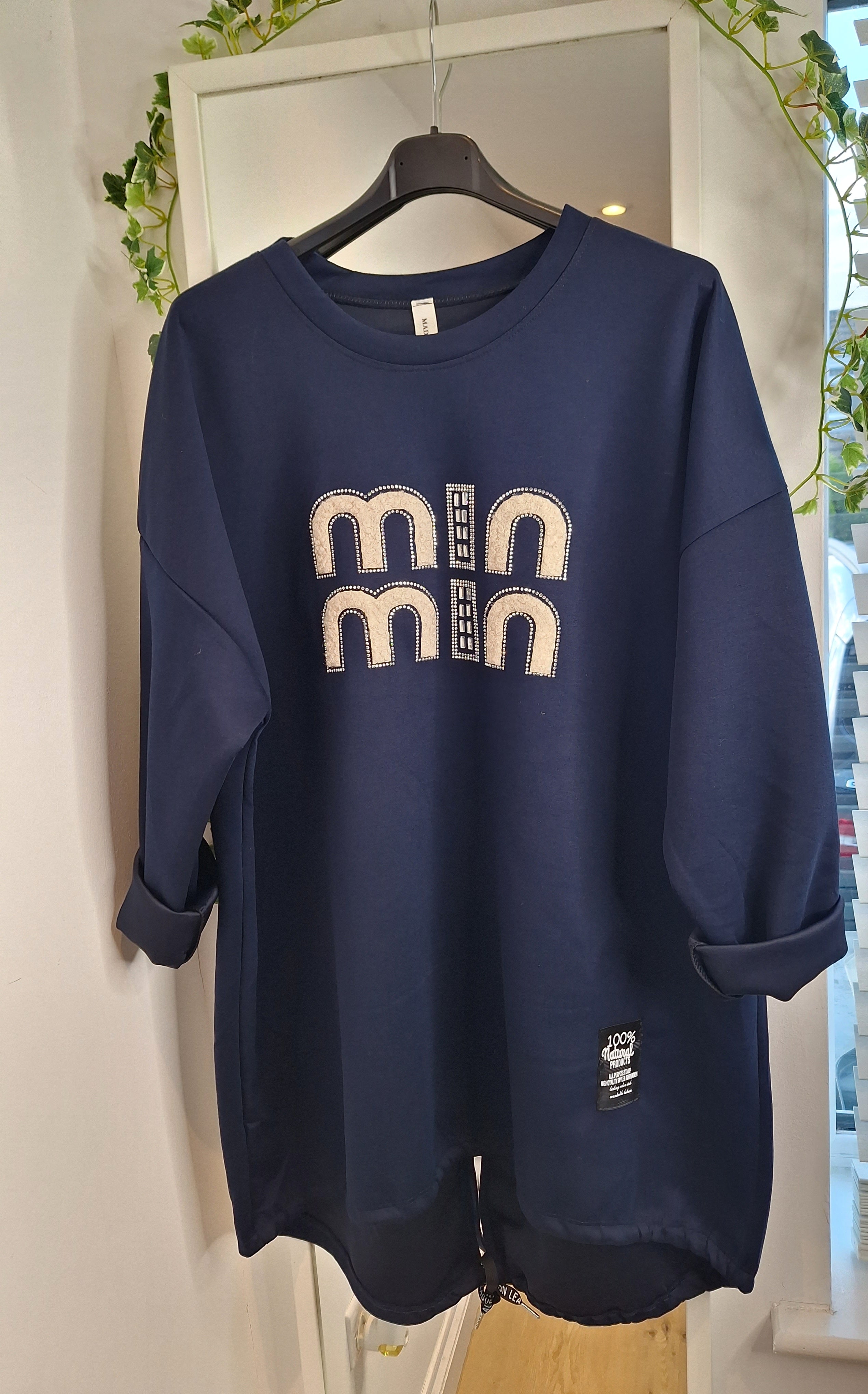 New M Autumn Multiway Sweatshirt  White or Navy intro price