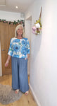 New Pansy Fine Knit Blue or Lemon