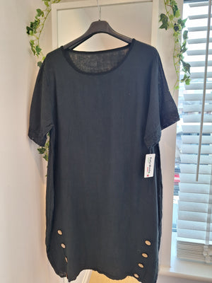 New Cotton Button Dress special 5 colours BACK in stock