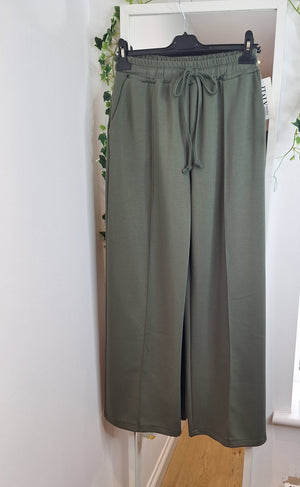 New Pocket Pleat Drawstring Trousers Chocolate, Black, Beige, Burgundy,  Navy