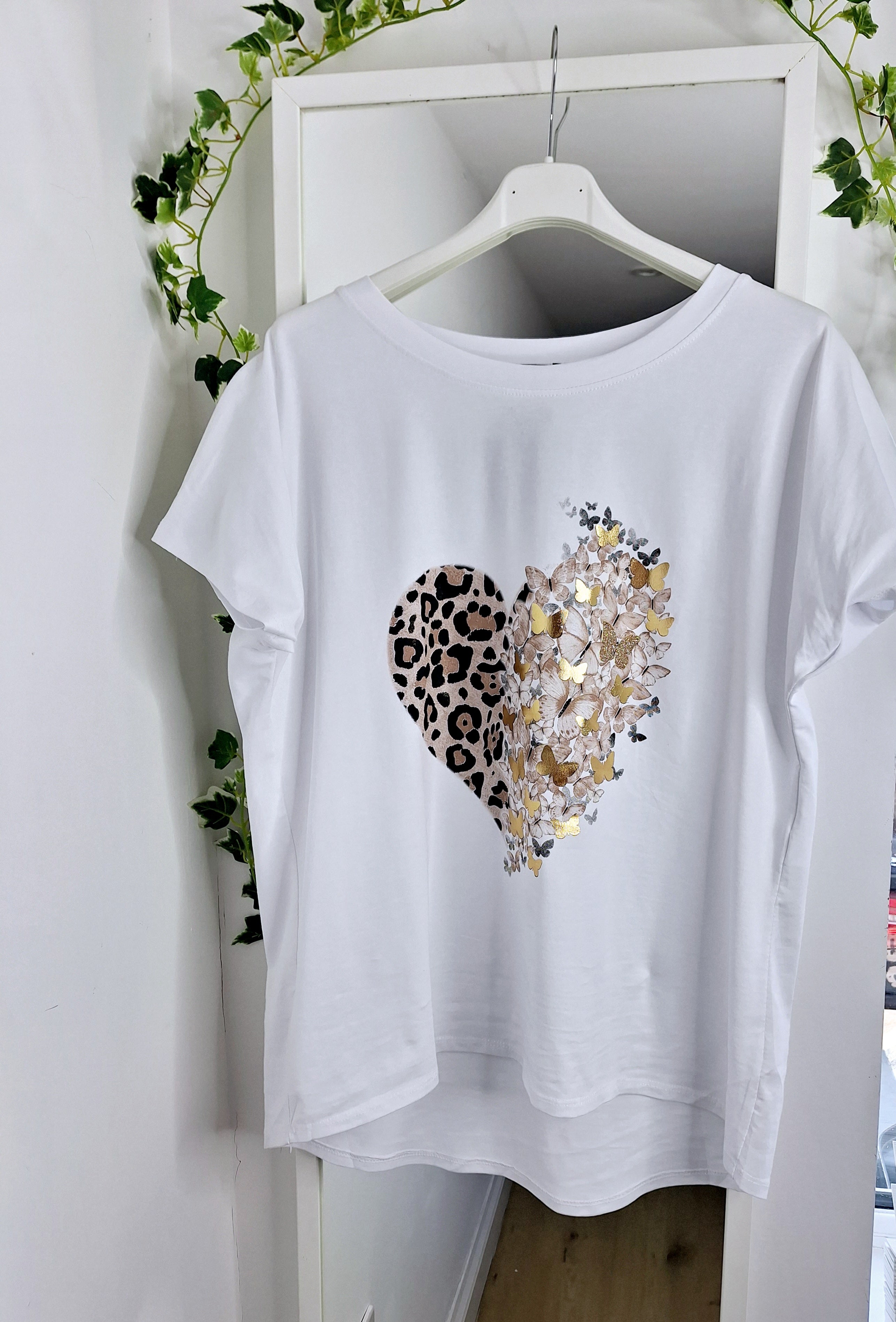 New Butterfly Hearts Lux T Shirt