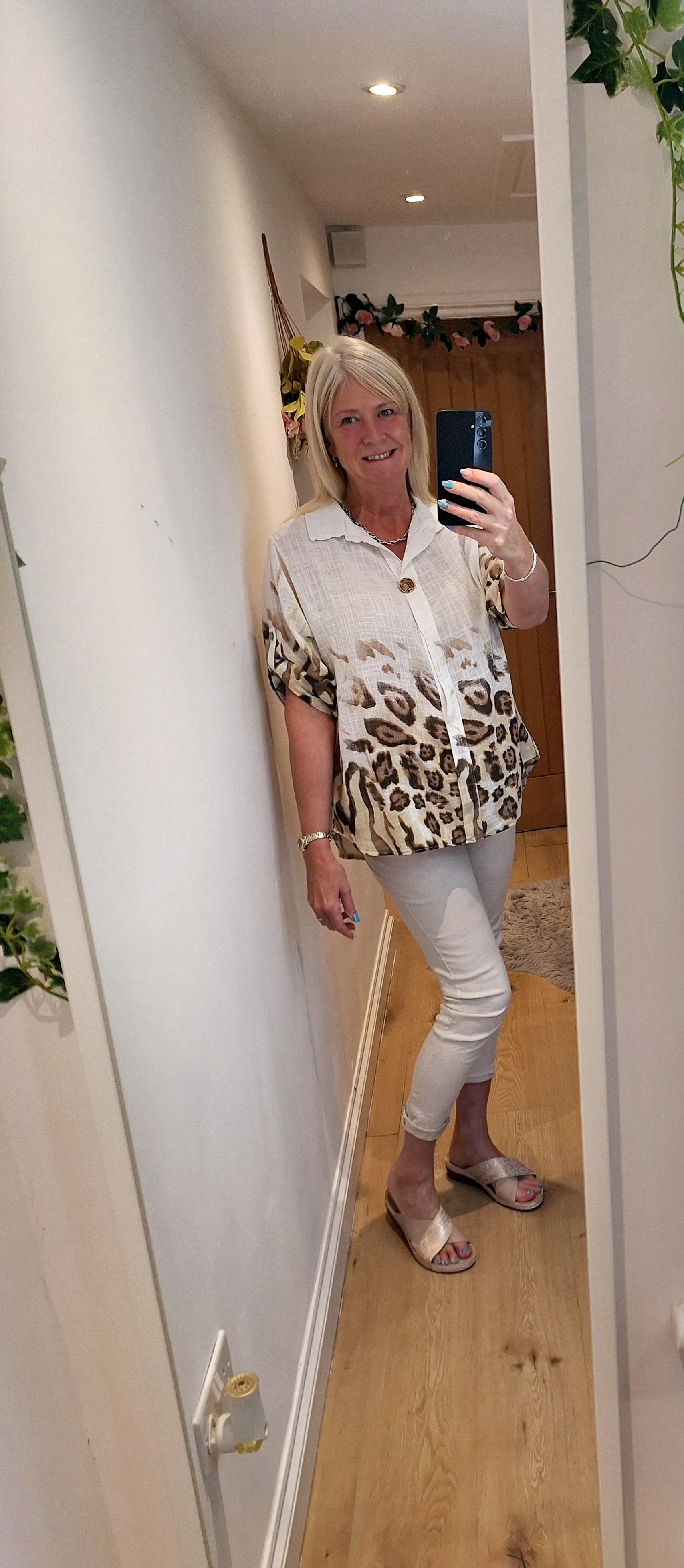 Leopard Cotton Shirt 2 colours