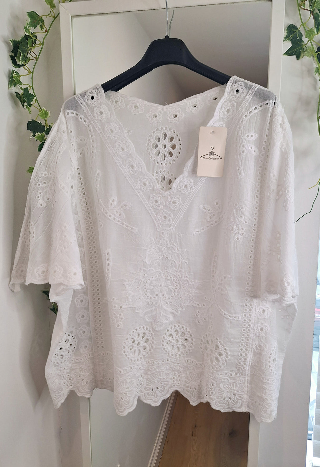 New Cherry embroidered Blouse