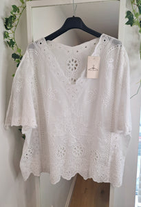 New Cherry embroidered Blouse