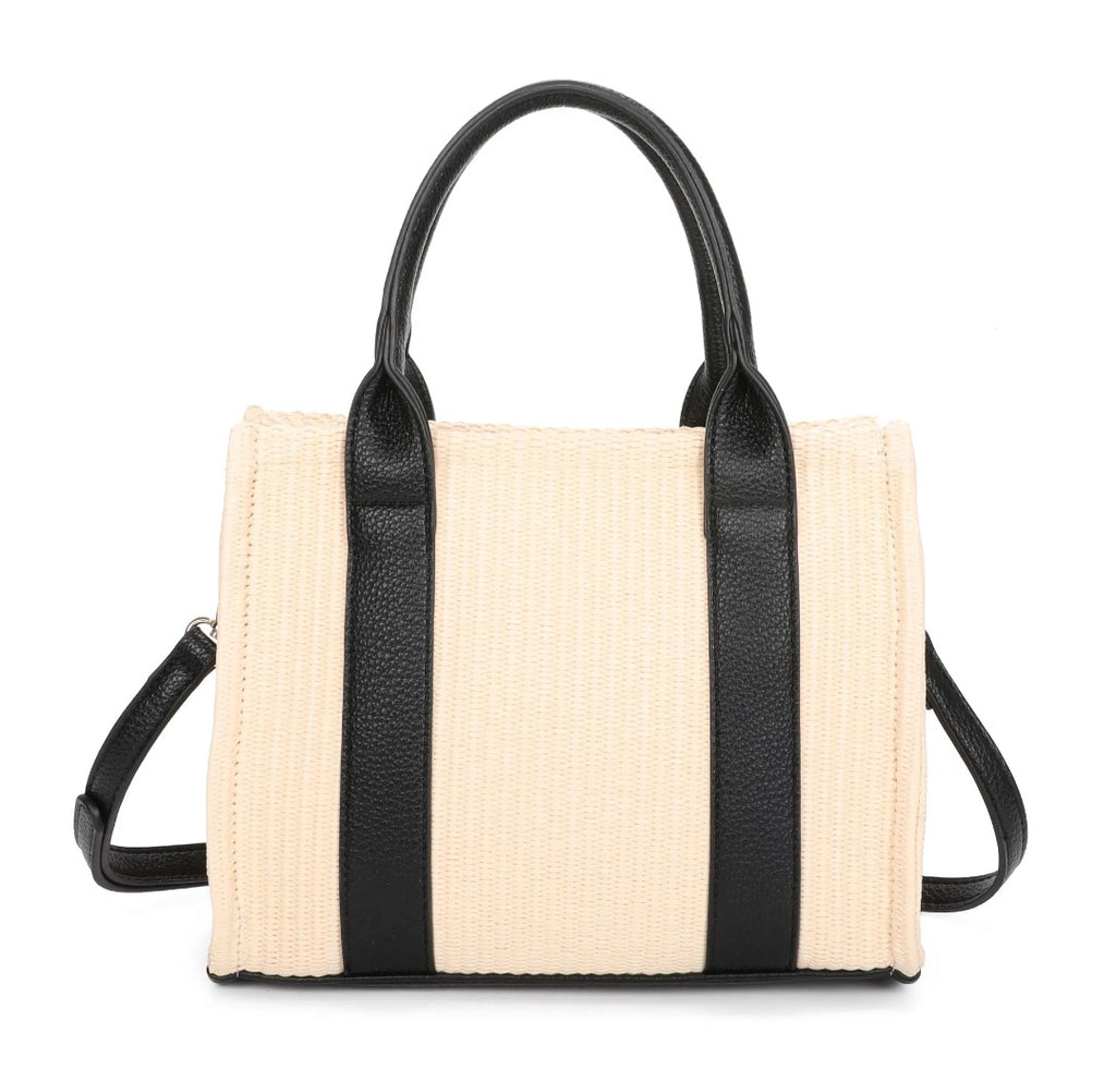New Luxor Tote Straw Bag Pink or Black