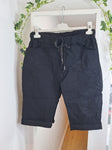 Sandra Reg Shorts Black and White