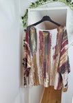New Jazzy Foil Fine Knit Batwing