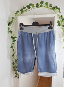 Regular Light or Dark Denim Shorts