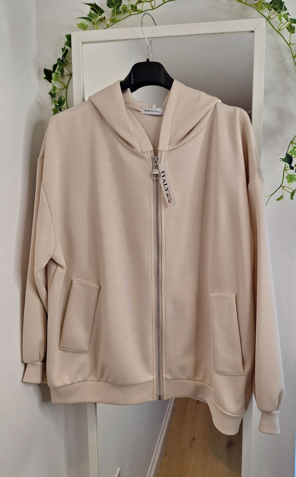 New Posh Oatmeal Hoodie