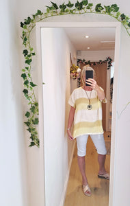 New Ombre Cotton Top and Necklace 3 new colours intro price