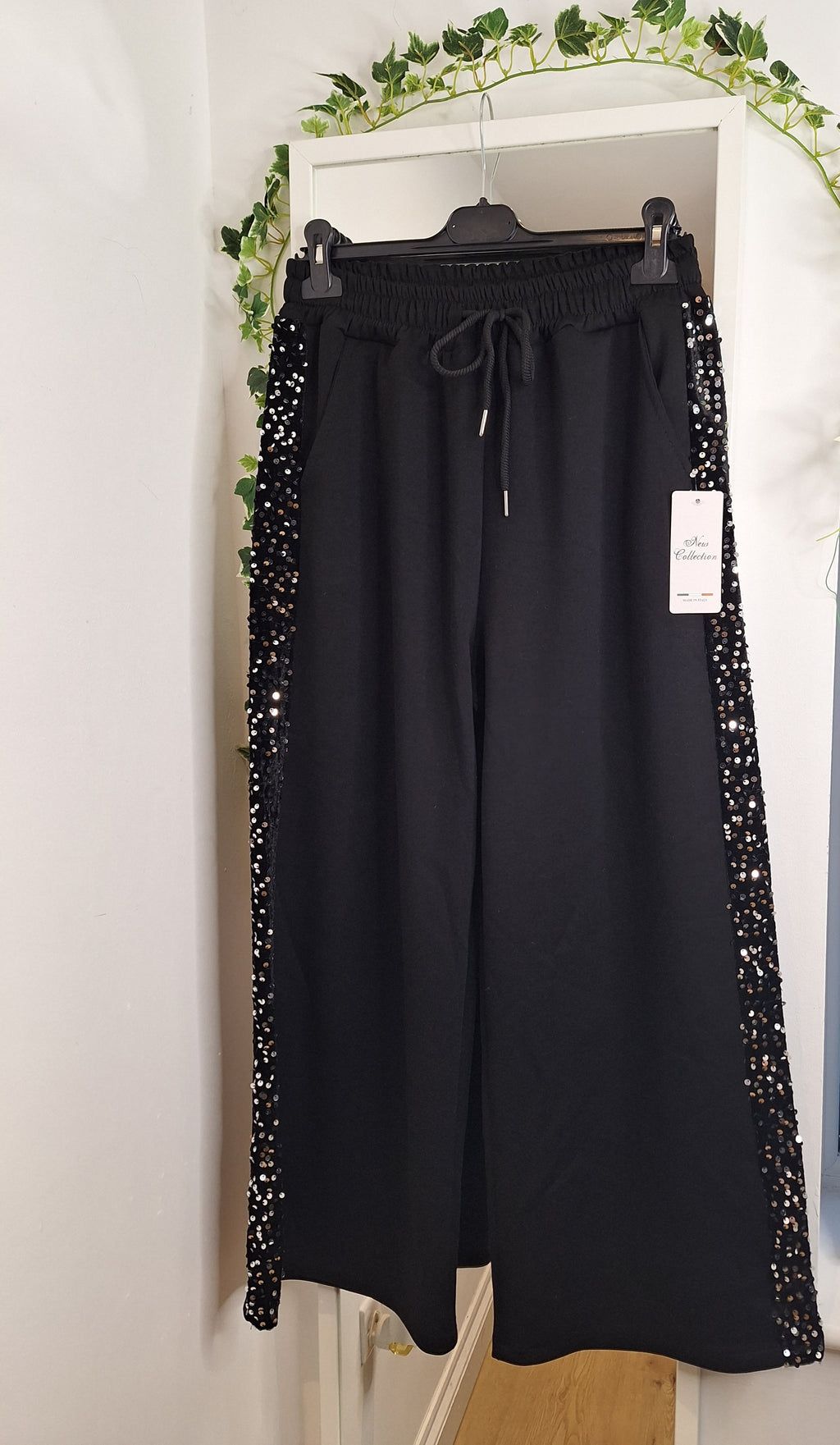 New Sequin Drawstring Trousers