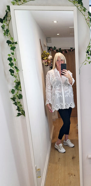 Stunning Embroidered Shirt