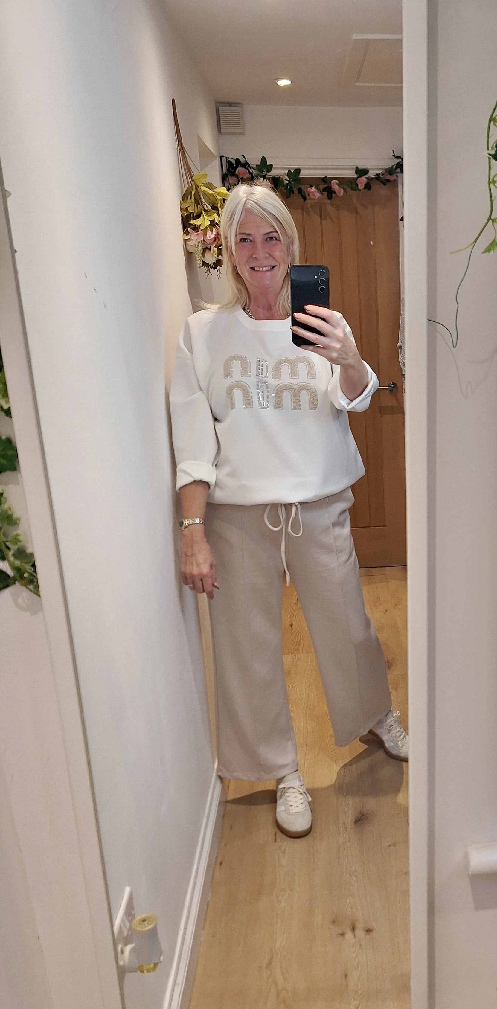 New M Autumn Multiway Sweatshirt  White or Navy intro price