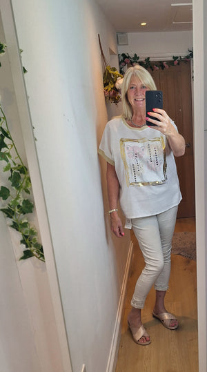 New Pink Leopard Top