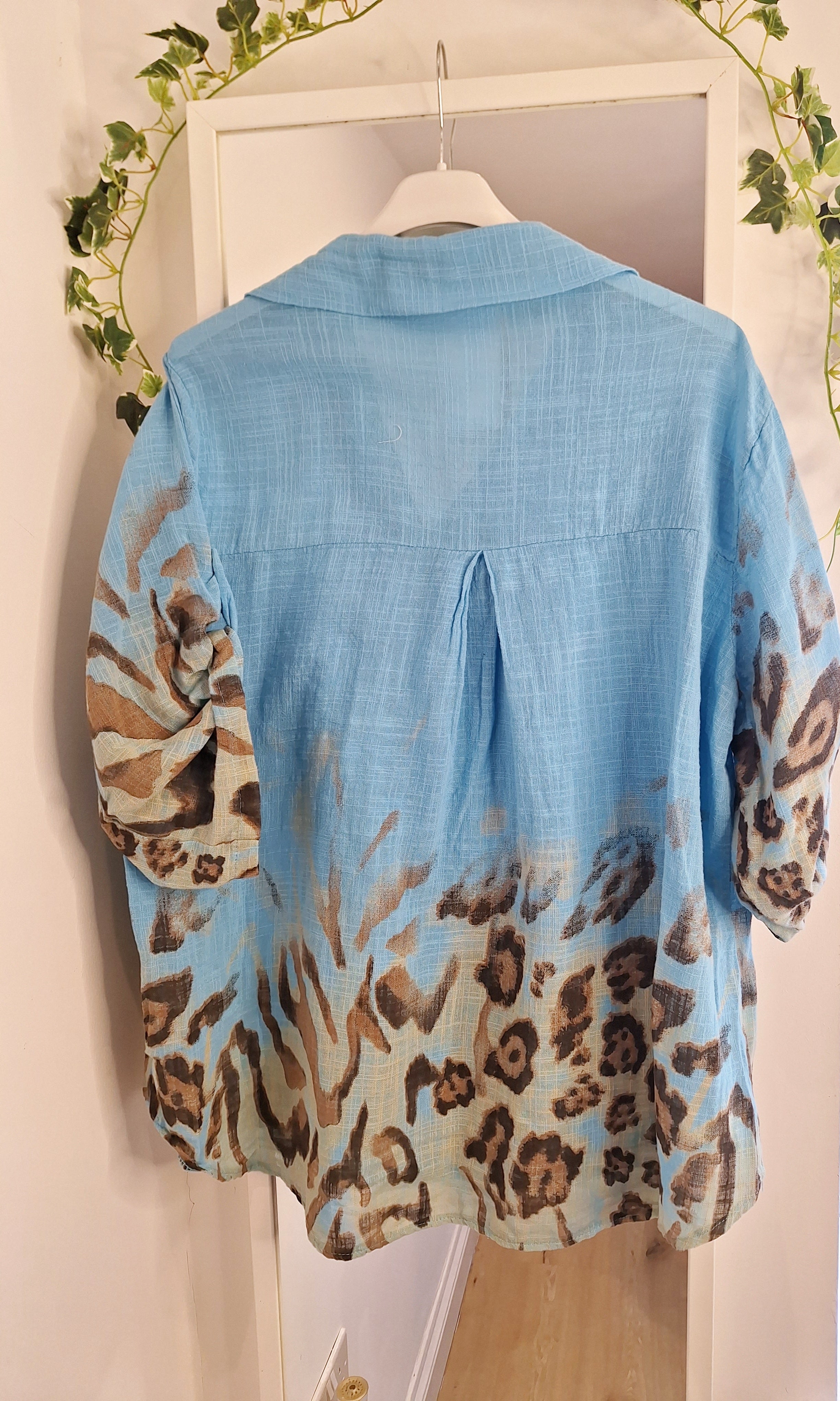 Leopard Cotton Shirt 2 colours