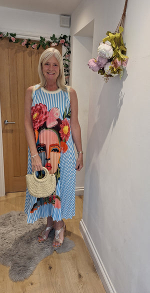 New Pleat Frida Dress