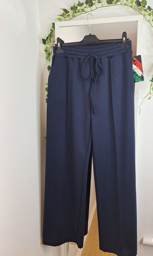 New Pocket Pleat Drawstring Trousers Chocolate, Black, Beige, Burgundy,  Navy