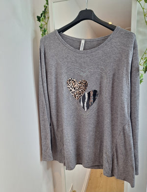 New Crystal Heart Soft Knit Special 4 Colours