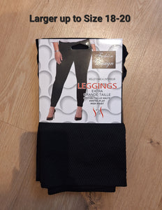 Larger Satine Fleece Leggings suit up to Size 18-20
